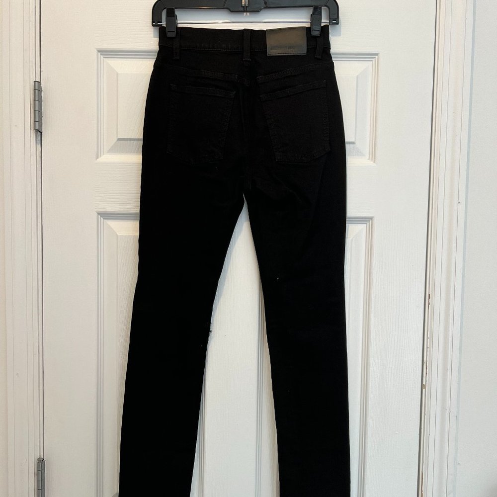 Alexander McQueen McQ Black Distressed Jeans Sz 25 - Picture 3 of 7